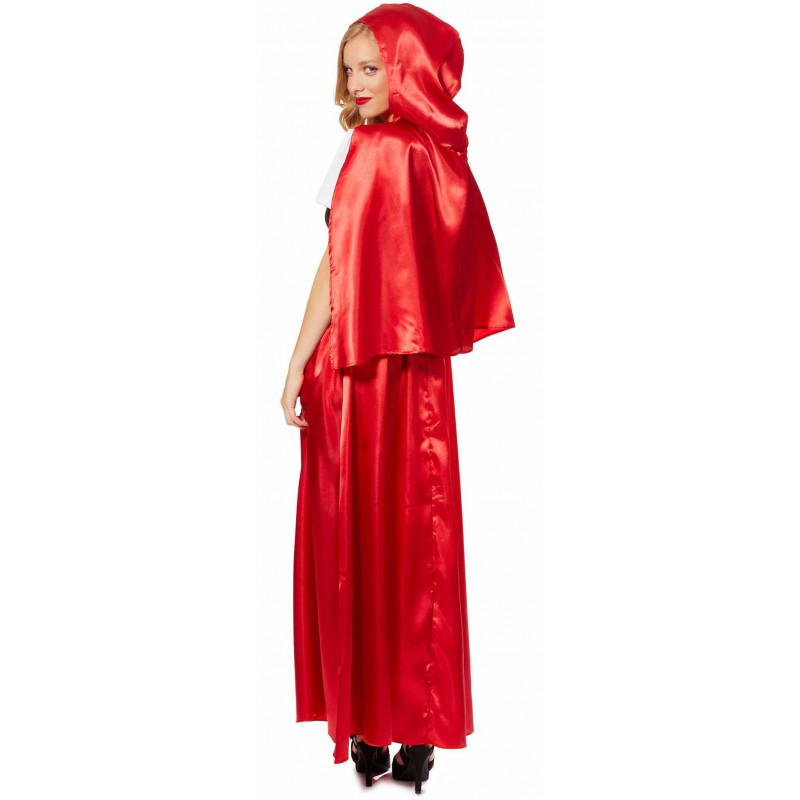 Disfraz caperucita roja largo mujer