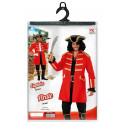 Disfraz de Capitán Pirata Rojo para Adulto