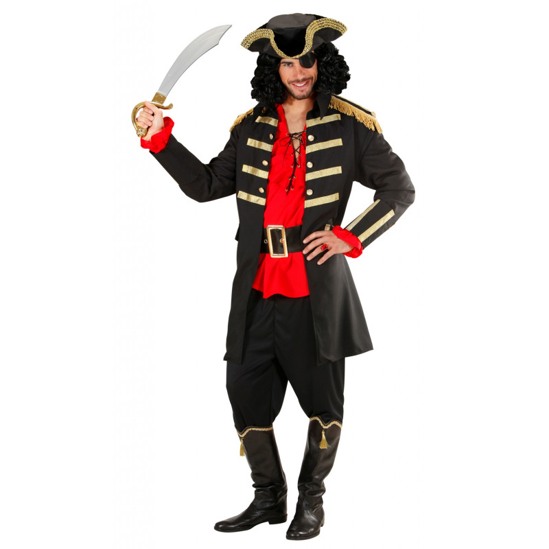 Accesorio Pirata Barba Bucanera Capitán rizado Gris Plata Adultos De Disfraces 