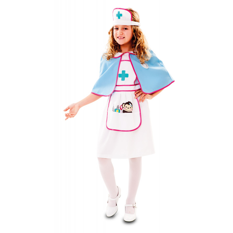 diferente a vender Partido Disfraz de Enfermera con Capa para Niña | Comprar Online