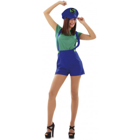 Disfraz de Luigi para Mujer