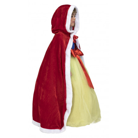 BaZhaHei Capa Disfraces de Princesa Halloween Cosplay Costume para Niñas Disfraces Lentejuelas Princesa Princesa Capa con Capucha Fiesta Fiesta de Baile Capa de Rendimiento Equipo de Escenario 