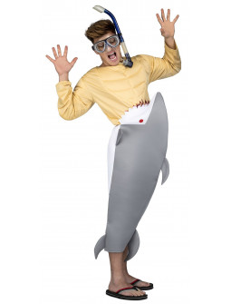 Disfraz  de Tiburón Hambriento para Adulto