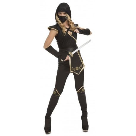 Disfraz de Ninja Negro para Mujer