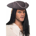 Sombrero Capitán Pirata Gris