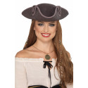 Sombrero Capitán Pirata Gris