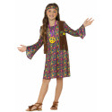 Disfraz de Hippie con Chaleco para Niña