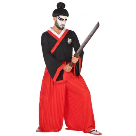 Disfraz de Guerrero Samurái Japonés para Hombre