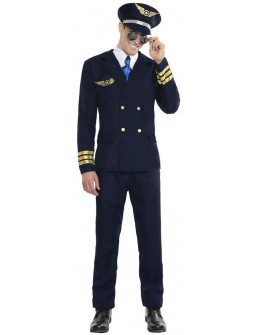 Disfraz de Piloto de Avión para Hombre