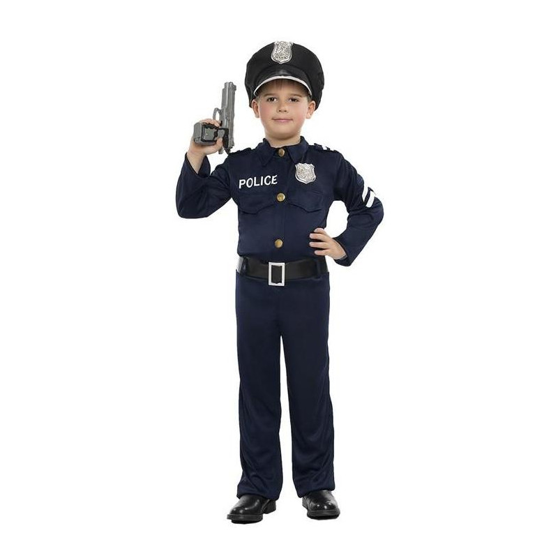 Aja relajarse realimentación Disfraz de Policía Americano para Niño | Comprar Online
