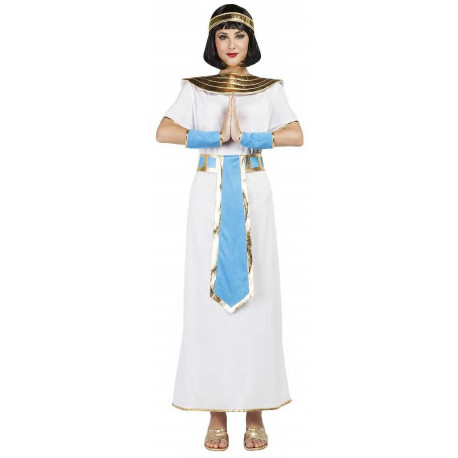 Disfraz de Cleopatra Dorado y Azul para Mujer