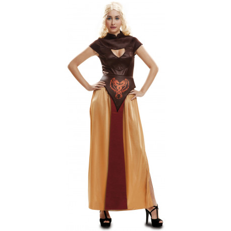 Disfraz Daenerys Marrón Medieval para Mujer