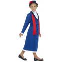 Disfraz de Mary Poppins Azul para Niña
