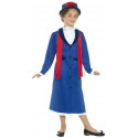 Disfraz de Mary Poppins Azul para Niña