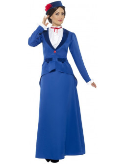 Disfraz de Mary Poppins Azul para Mujer