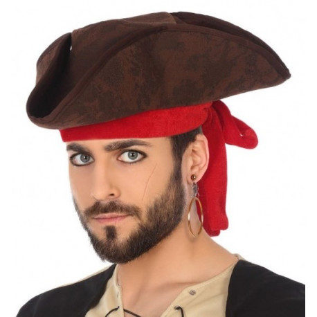 Sombrero Pirata Marrón