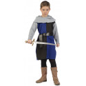 Disfraz de Caballero Cruzado Medieval Azul Infantil