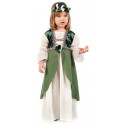 Disfraz de Clarisa Medieval Verde para Bebé