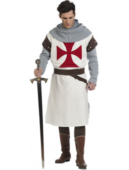 Disfraz de Caballero Templario Premium para Hombre