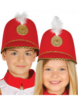 Sombrero de Majorette Rojo Infantil