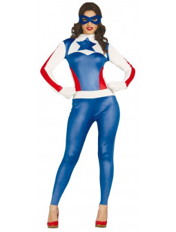 Disfraz de Capitán América para Mujer