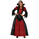 Disfraz de Vampiresa Roja y Negra para Mujer