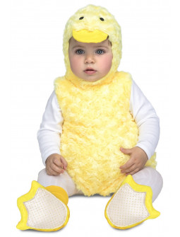 Disfraz de Patito Amarillo de Peluche para Bebé