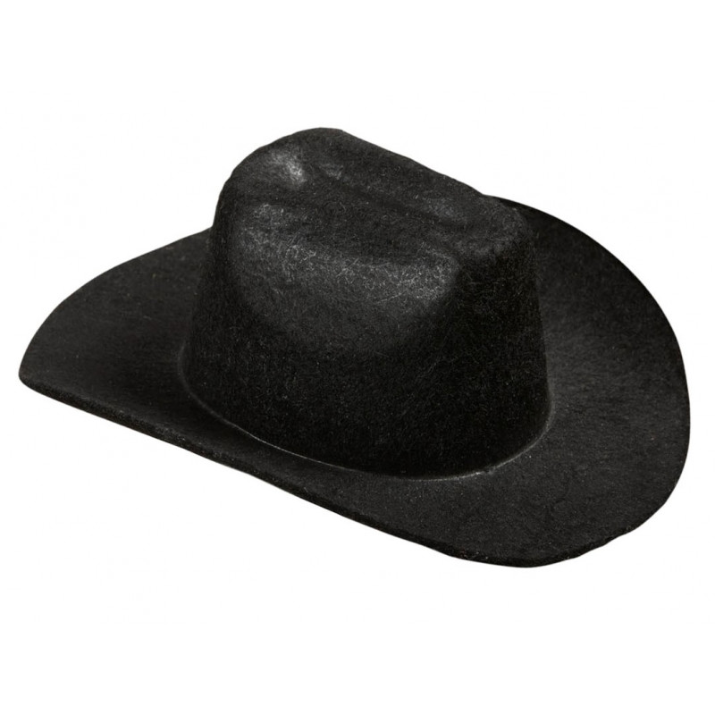 Inolvidable Hospitalidad Una oración Mini Sombrero Vaquero Negro | Comprar Online