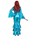 Disfraz Disco Azul Turquesa para Mujer
