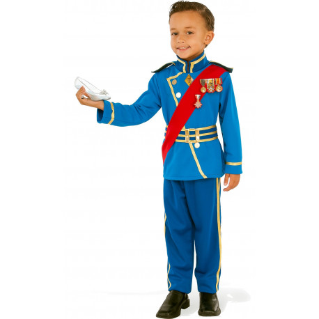 Disfraz de Príncipe Real Azul para Niño