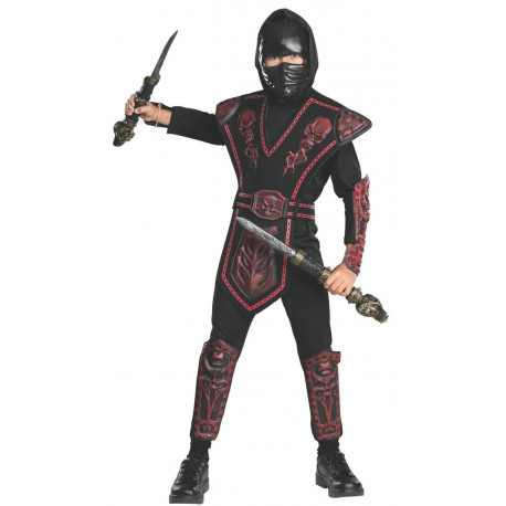 Disfraz de Ninja Oscuro con Armadura para Niño