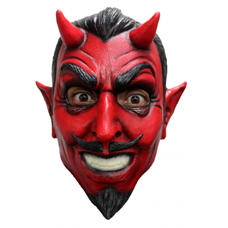 Máscara de Diablo Elegante de Látex
