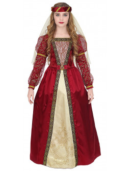 Disfraz de Princesa Medieval Elegante para Niña