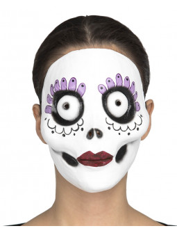 Máscara de Catrina Día de los Muertos de Látex