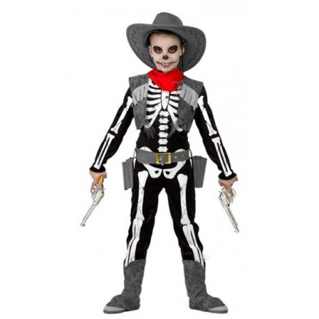 Disfraz de Vaquero Esqueleto para Niño