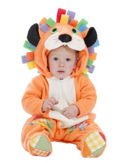 Disfraz de León con Melena Multicolor para Bebé