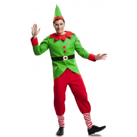 Disfraz de Elfo de Papá Noel para Hombre