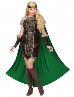 Disfraz de Reina Vikinga Elegante para Mujer