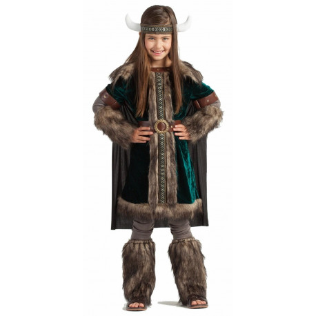 Disfraz de Guerrera Vikinga para Niña