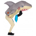 Disfraz de Tiburón Atacando a Buceador Hinchable