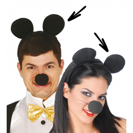 Diadema de Orejas de Ratón Mickey Mouse
