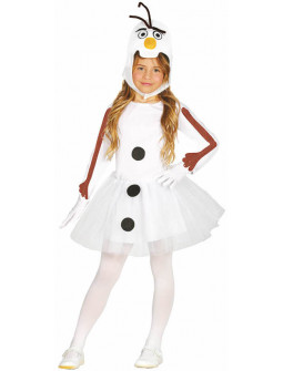 Disfraz de Muñeco de Nieve Olaf para Niña