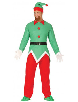 Disfraz de Elfo de Navidad para Hombre