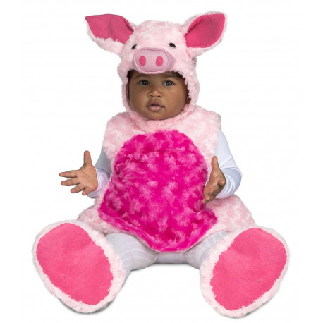 Disfraz de Cerdo de Peluche para Bebé