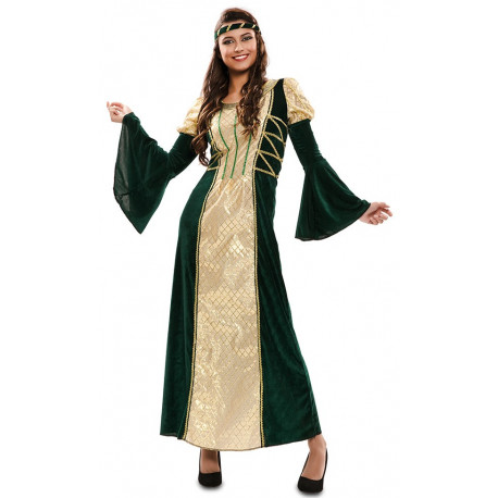 Disfraz de Dama Medieval Elegante para Mujer