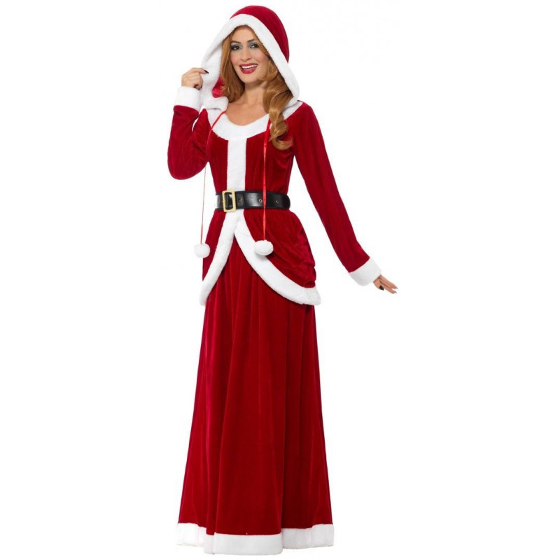 Letrista Canal En la actualidad Disfraz de Mamá Noel Premium con Falda Larga | Comprar Online