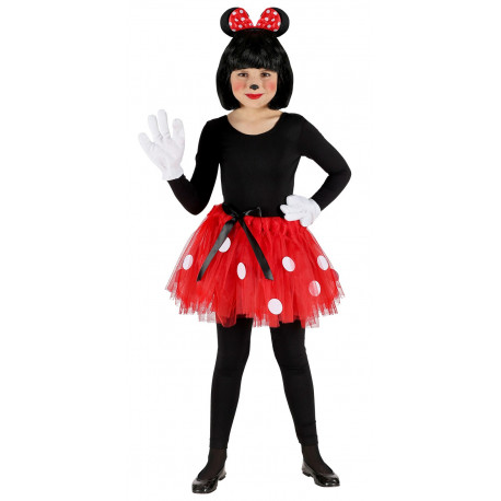 Kit de Disfraz Ratoncita Minnie Mouse Infantil