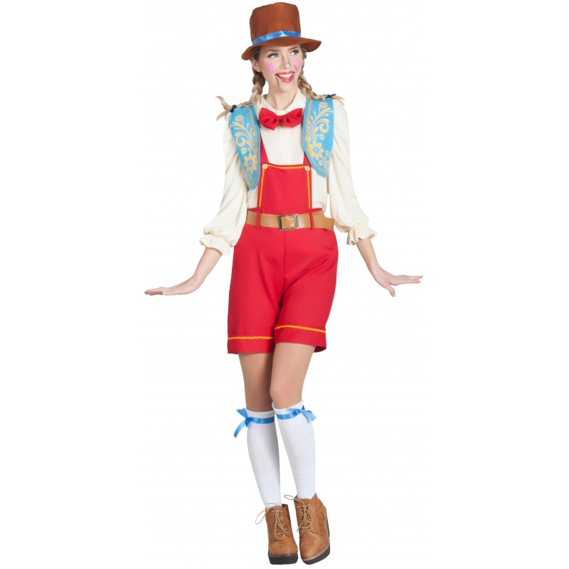 personalidad Peaje Descriptivo Disfraz de Pinocho Divertido para Mujer | Comprar Online