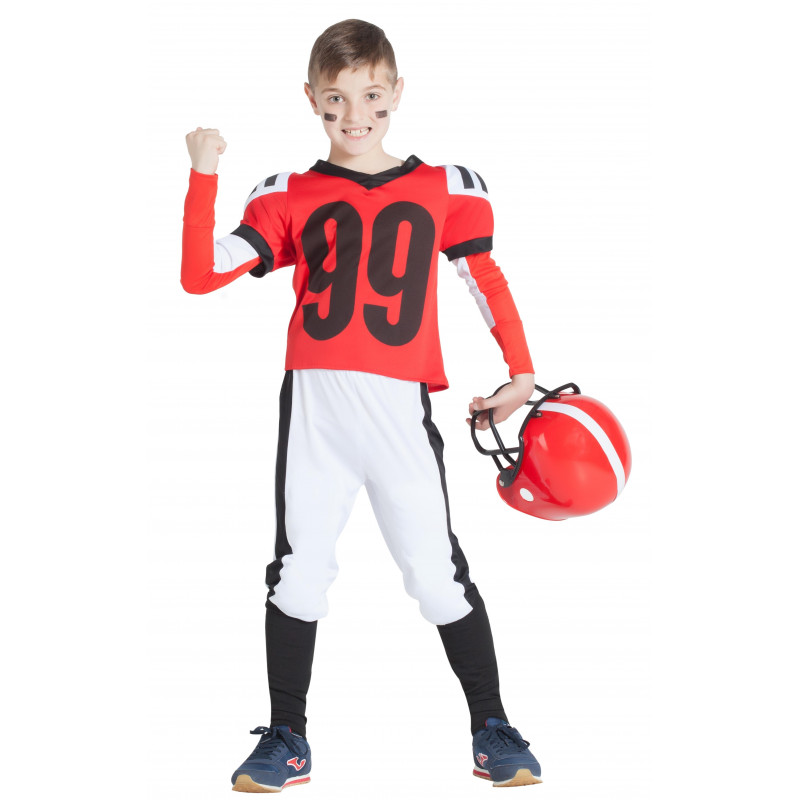 Explicación Rayo molino Disfraz de Jugador de Fútbol Americano para Niño | Comprar