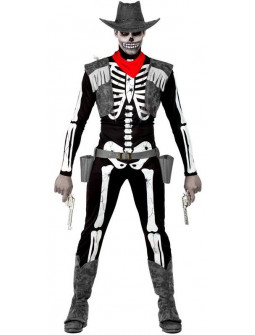 Disfraz de Vaquero Esqueleto para Hombre